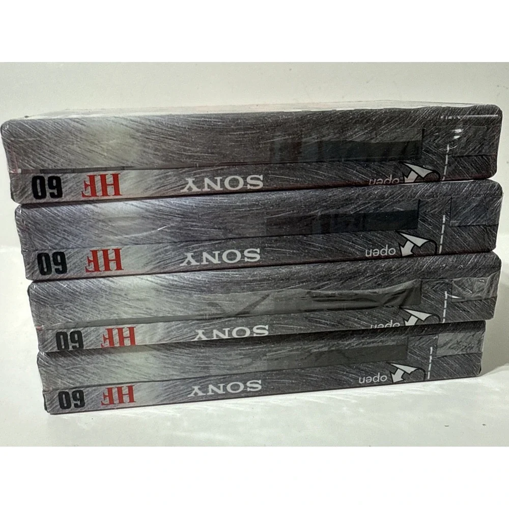 Sony HF 60 Normal Bias High Fidelity‎ Audio Cassettes C-60HFC NEW LOT Of 4